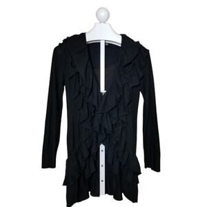 Cupio Ruffled Layered Cardigan Medium